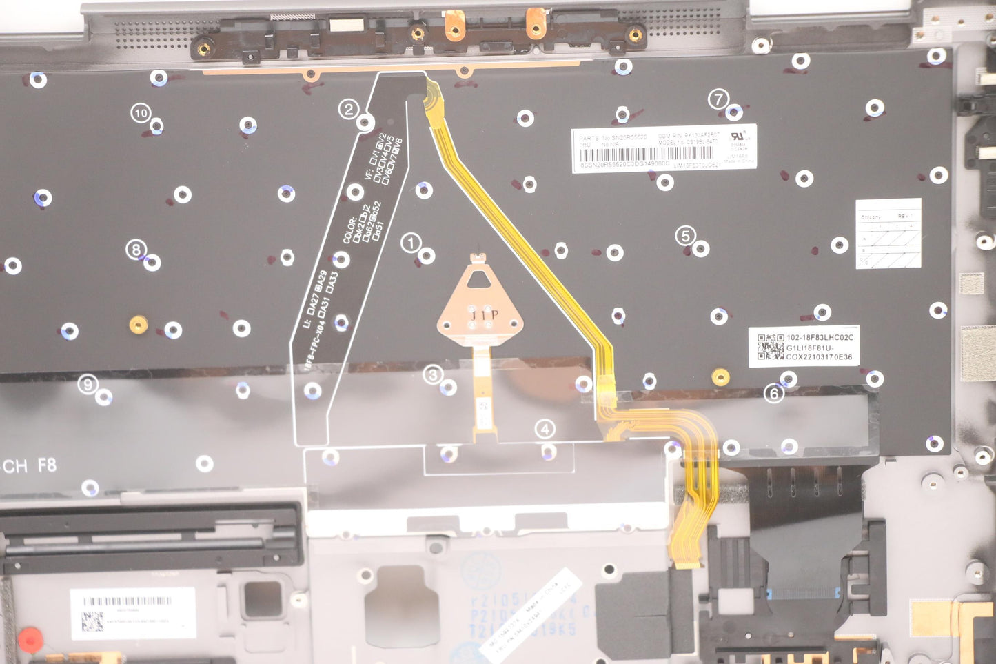Lenovo Log Up Assy Kb Thai Ww Ig Chy - 5M10V24941