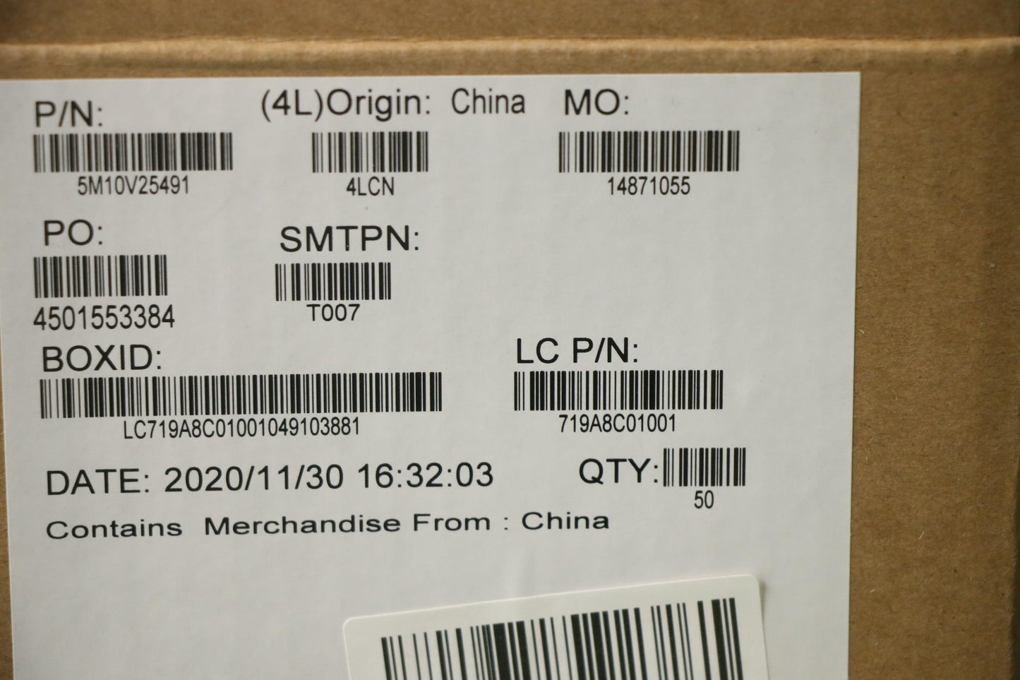 Lenovo Sim Tray Asm Black - 5M10V25491