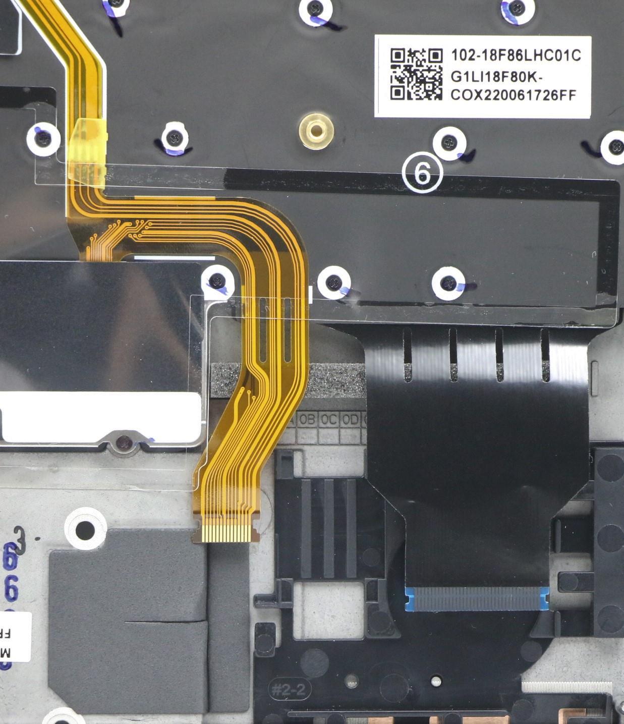 Lenovo Log Up Assy Kb Fra Eng Ww Db C - 5M10V25540