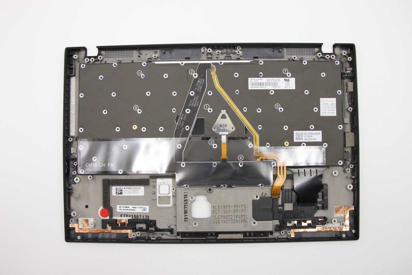 Lenovo Log Up Assy Kb Nordic Ww Db Ch - 5M10V25552