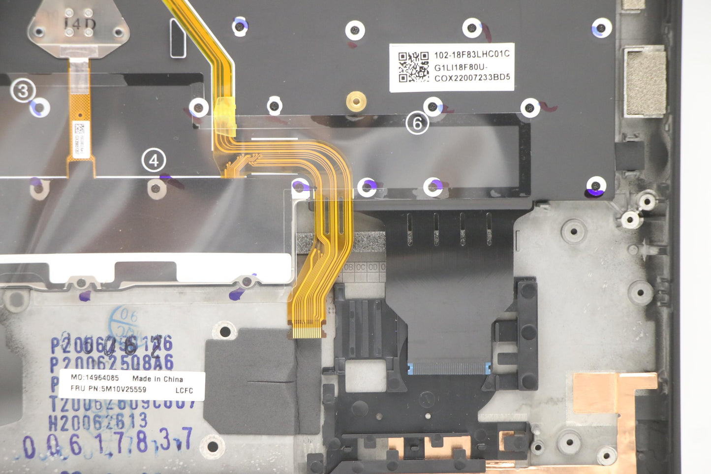 Lenovo Log Up Assy Kb Tc Ww Db Chy - 5M10V25559