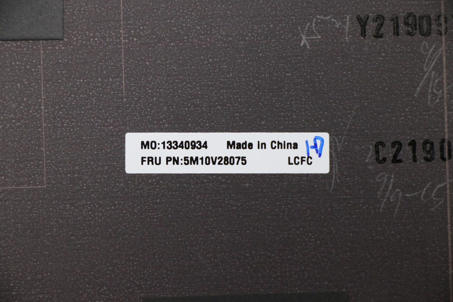 Lenovo Lcd Rear Cover Wqhd Ir Asm - 5M10V28075