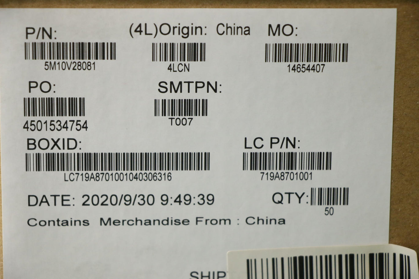 Lenovo Camera Shutter - 5M10V28081