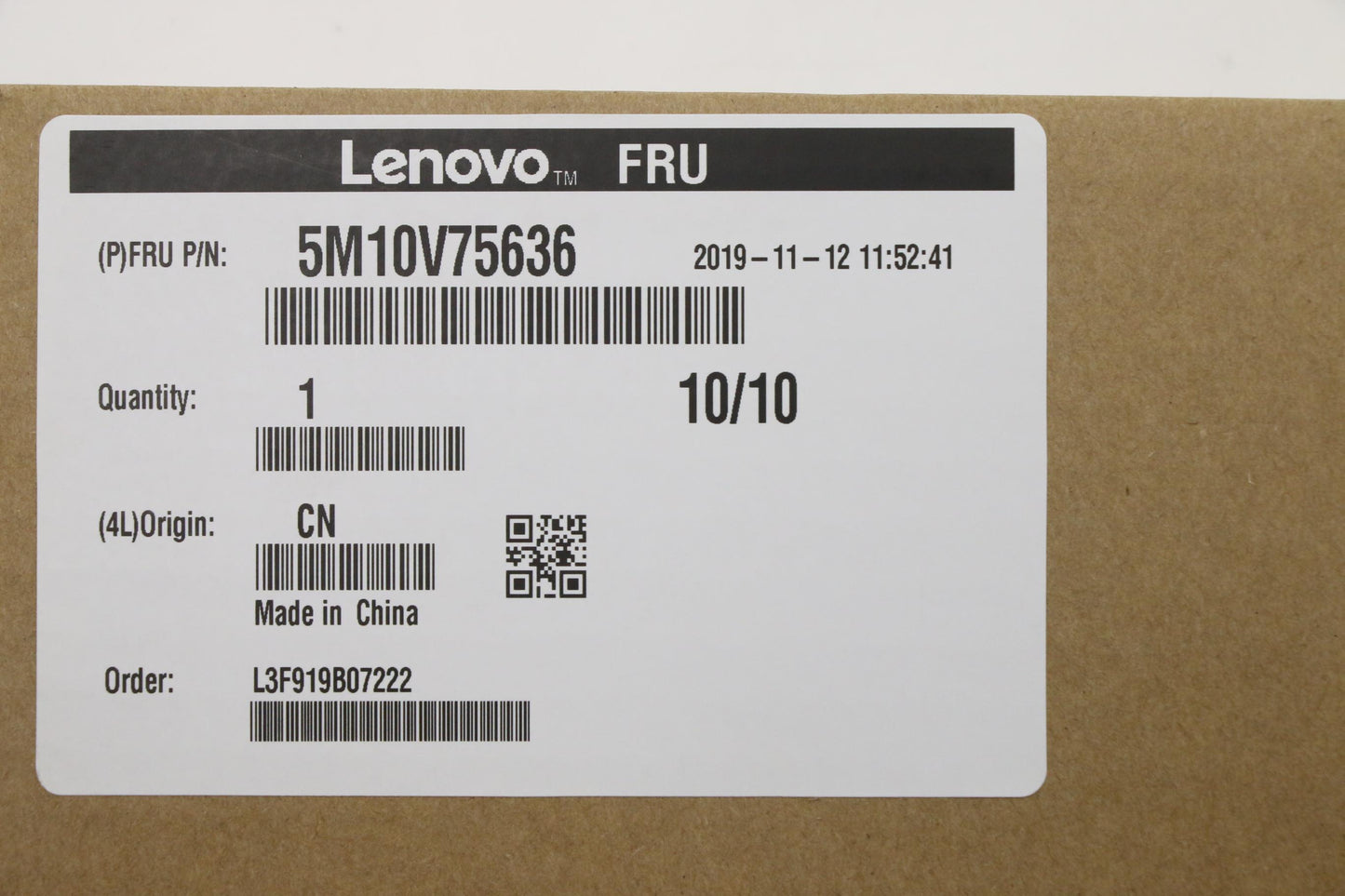 Lenovo Black A-Cover Assembly, ePrivacy - 5M10V75636