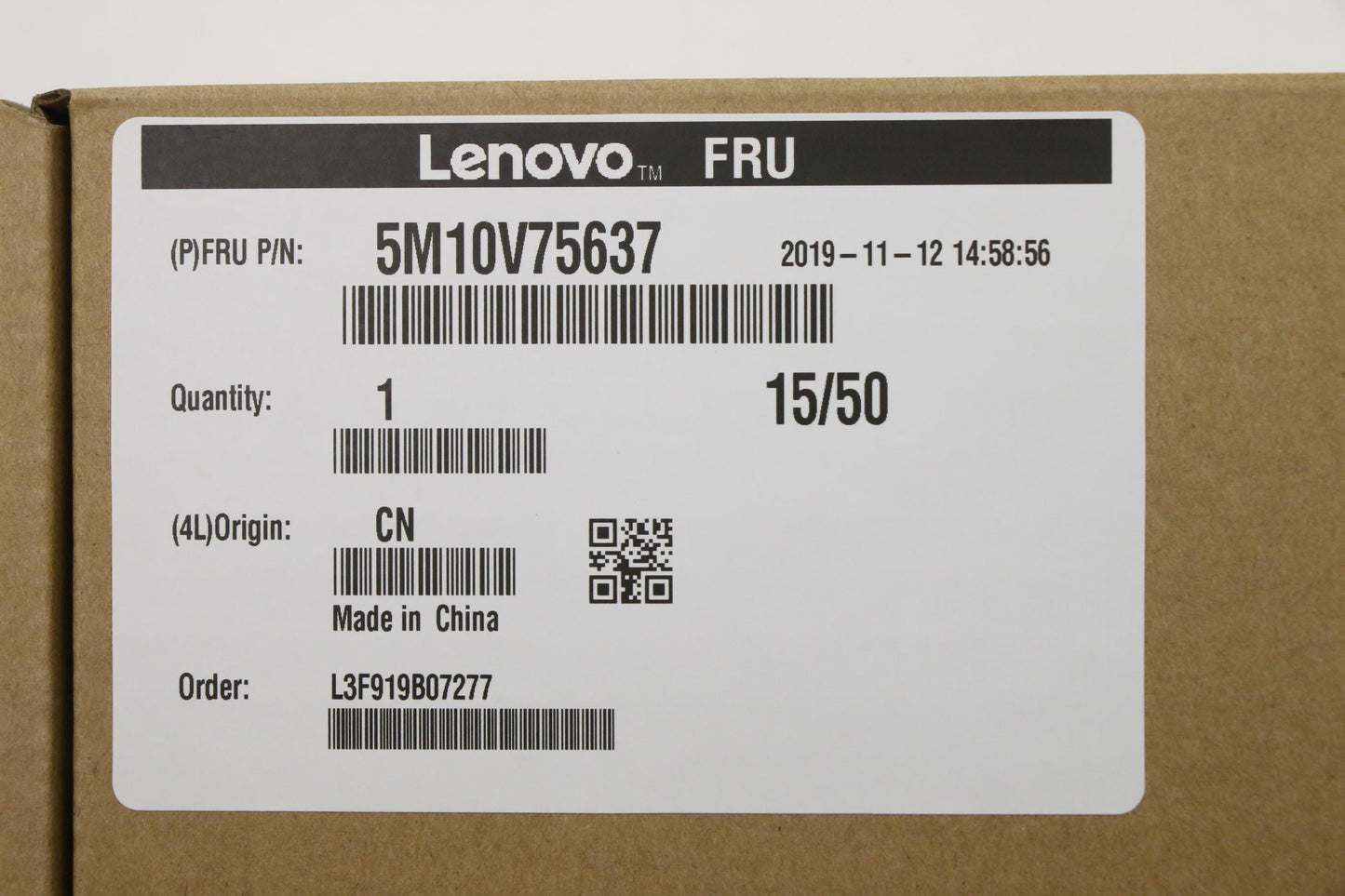 Lenovo Mechanical Assembly A-Cover, Black, PPS, Touch, with Gasket - 5M10V75637