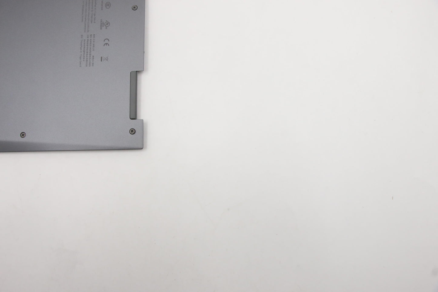 Lenovo Base Cover with WWAN, Storm Grey, Aluminium Material - 5M10V75646