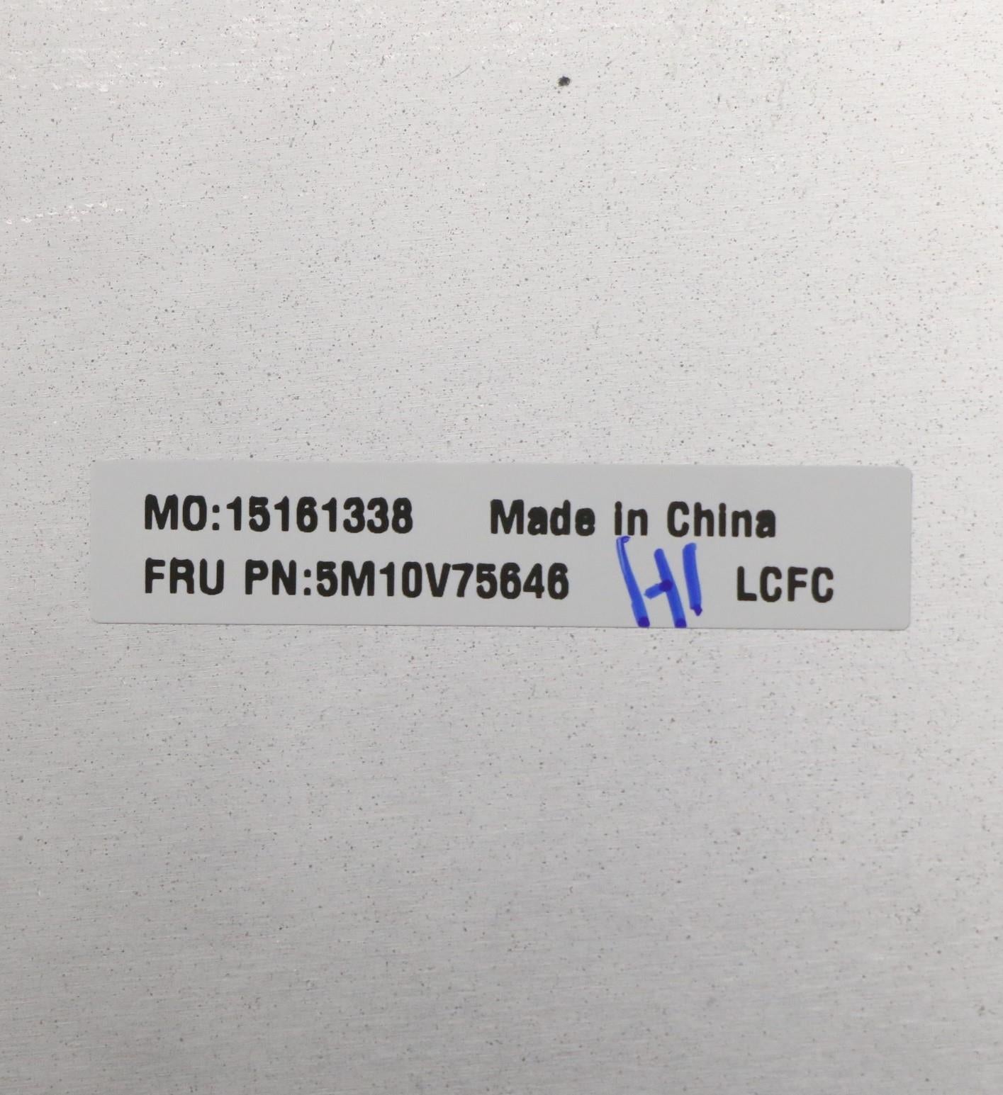 Lenovo Base Cover with WWAN, Storm Grey, Aluminium Material - 5M10V75646