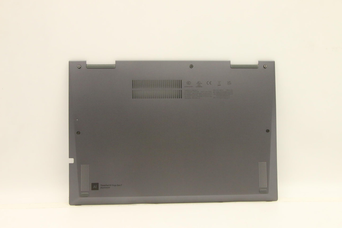 Lenovo Base Cover, Mechanical Assembly, Grey, Aluminum, WLAN - 5M10V75648