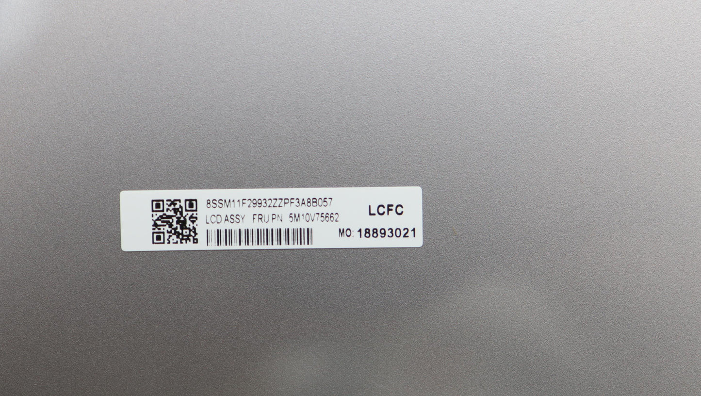 Lenovo 16" WUXGA Touch Display Module, Anti-Reflection, 400nit, 100% sRGB - 5M10V75662