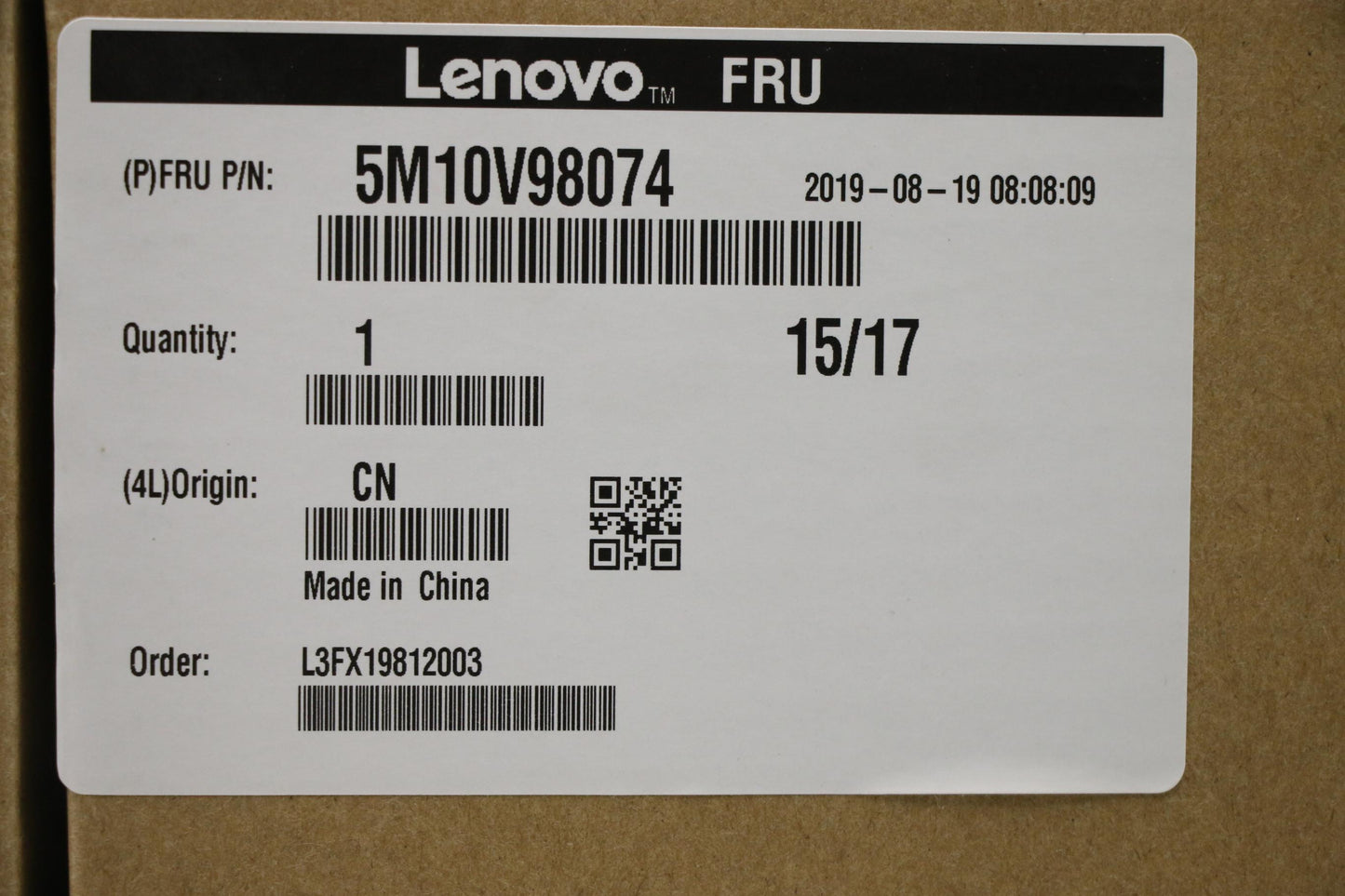 Lenovo Kbd Bezel Asm W Fpr Nopwrbrd S - 5M10V98074