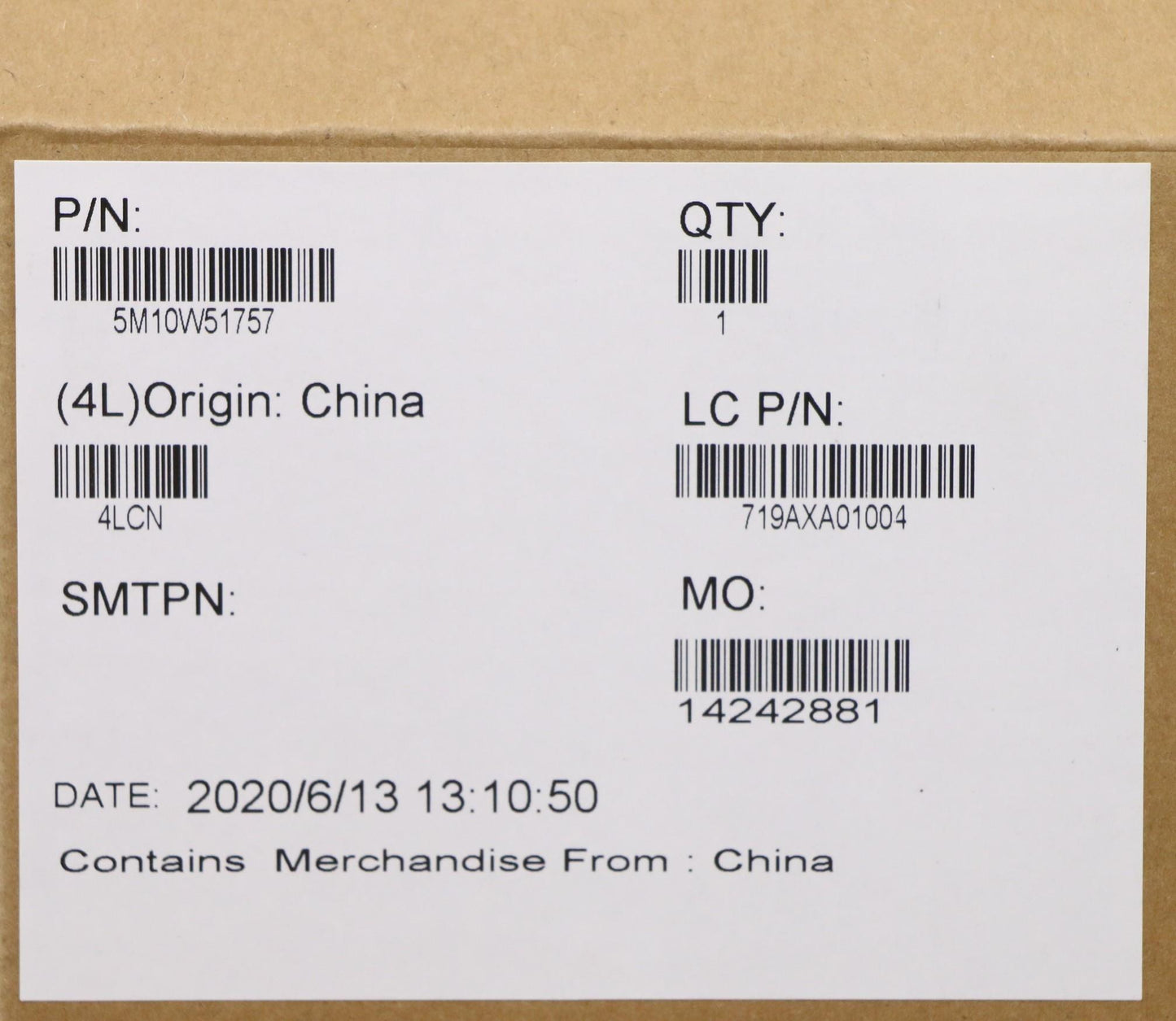 Lenovo Cards Misc Internal; Usb, Audi - 5M10W51757