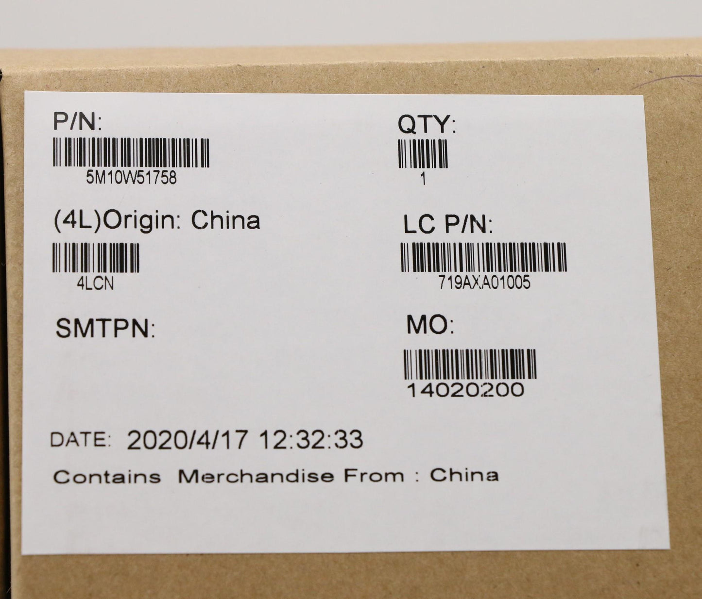 Lenovo Cards Misc Internal; Usb, Audi - 5M10W51758