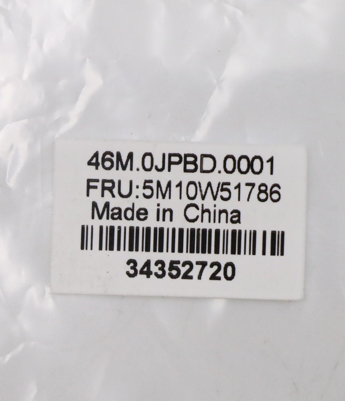 Lenovo FRU CS16 2BCP Large Glass + Synaptics PCB, Deep Black, HHK, Sunrex - 5M10W51786