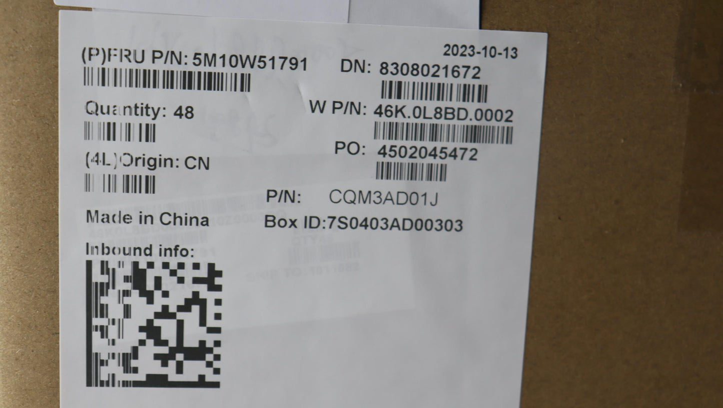 Lenovo Mech_Asm Cs16_2Bcp,Glass,Black - 5M10W51791
