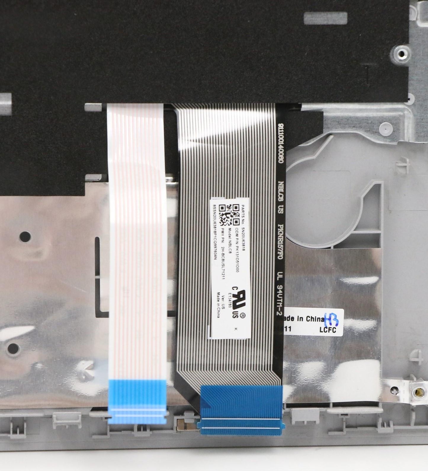 Lenovo Bl Kb W C Cover Asm Use Slv Us - 5M10W64411