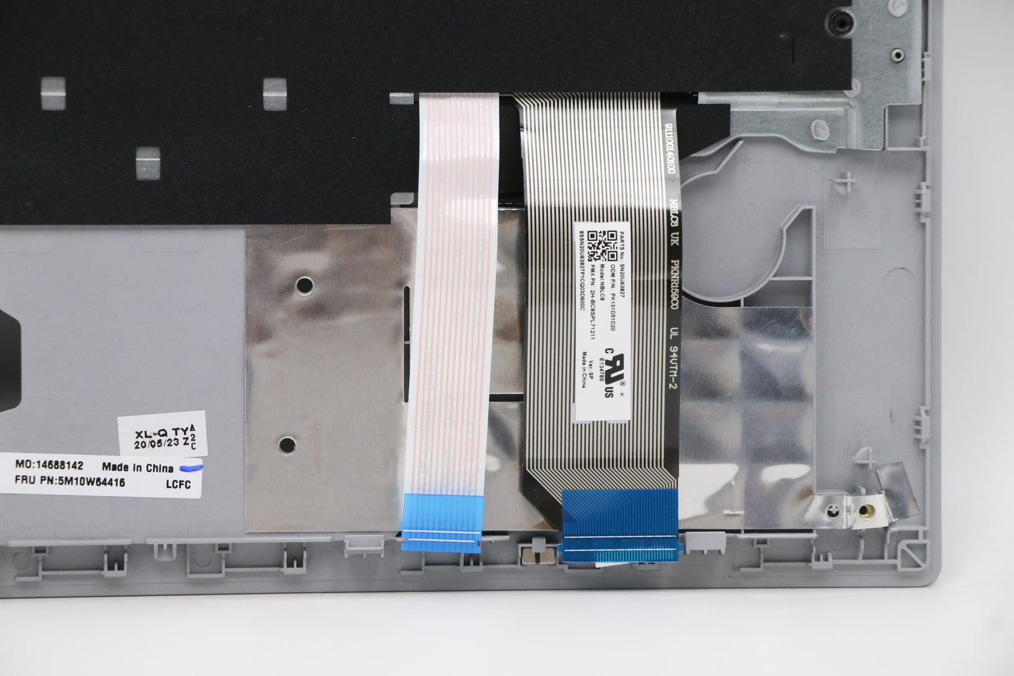Lenovo Bl Kb W C Cover Asm Spa Slv Uk - 5M10W64416