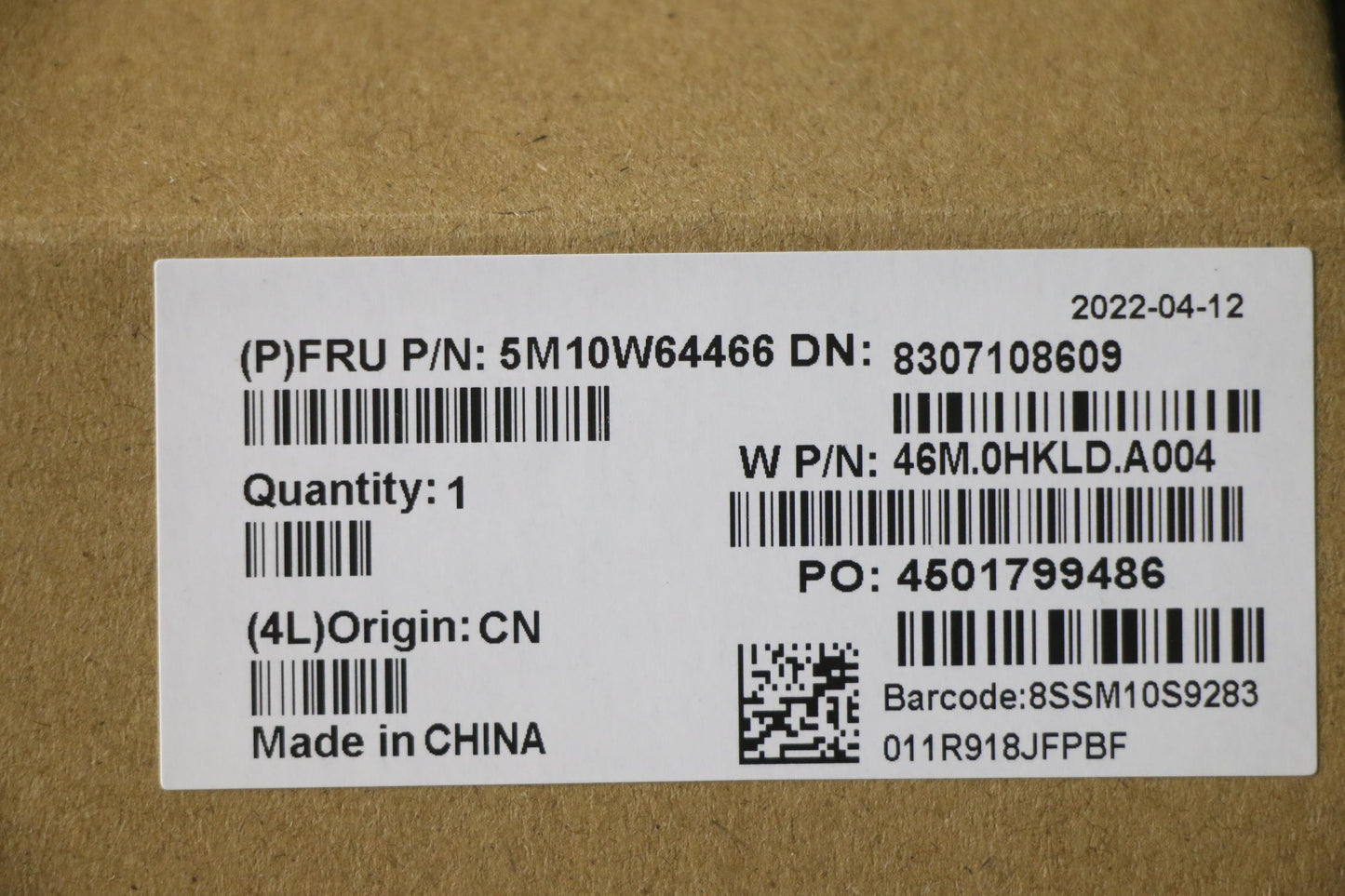 Lenovo Assembly Touch Module Assembly - 5M10W64466