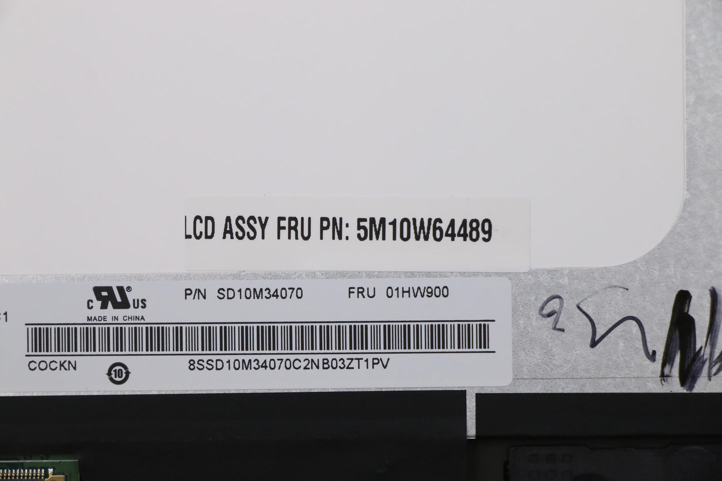 Lenovo LCD Module, INX ST116SN028CKF with Bezel - 5M10W64489