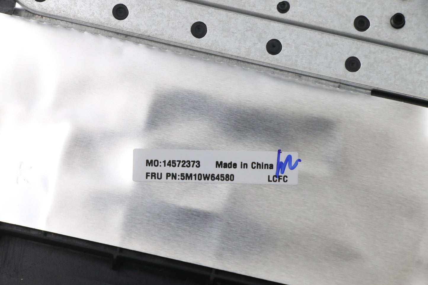 Lenovo Fingerprint Reader Assembly, Black, UK, Latin America, Spanish - 5M10W64580