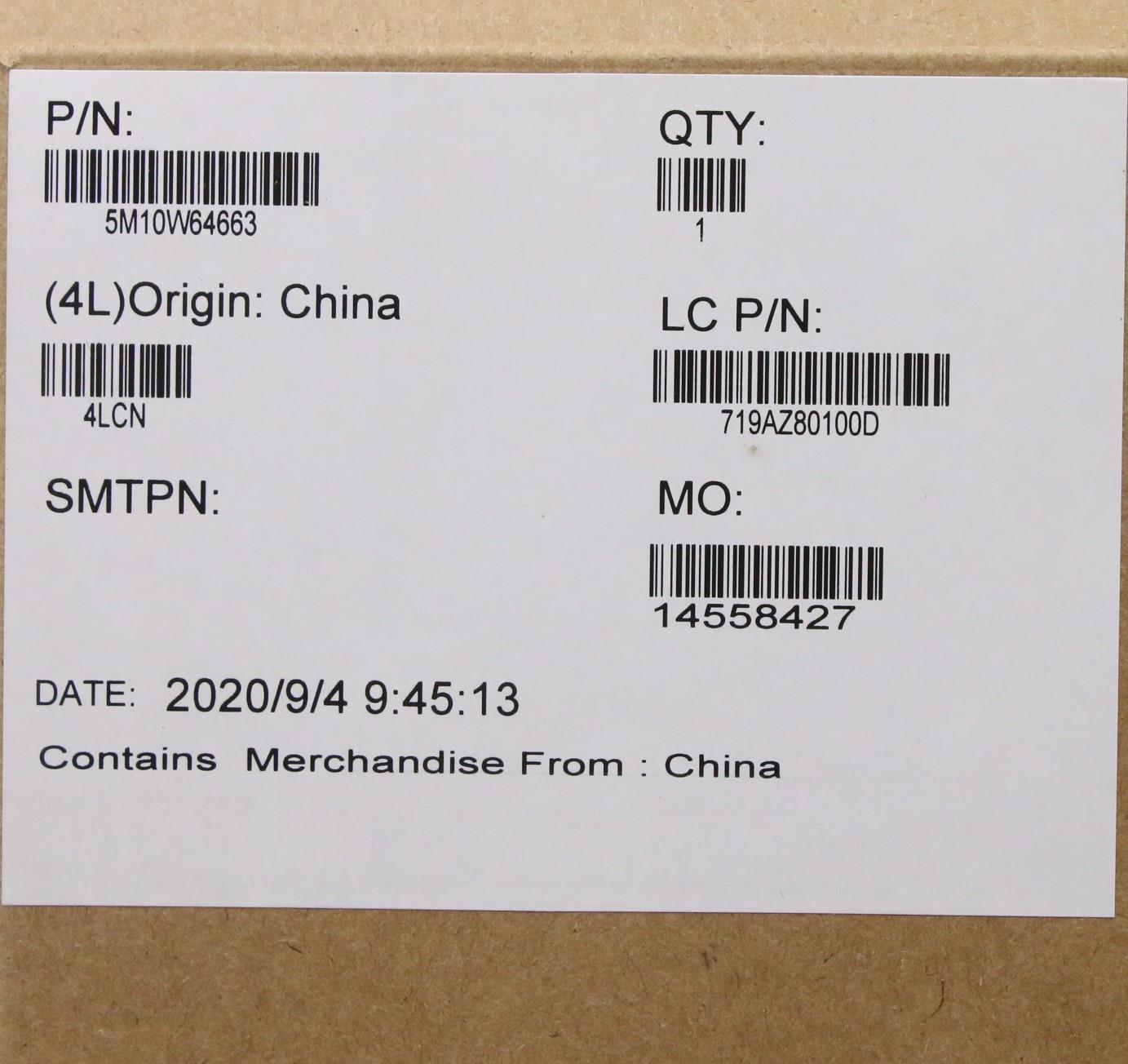 Lenovo C-Cover With Keyboard - 5M10W64663