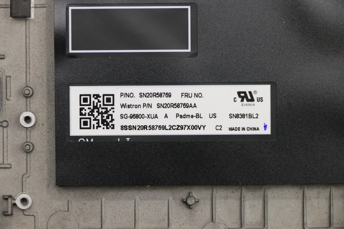 Lenovo C-Cover with Keyboard Assembly, English, Latin Layout - 5M10W78861