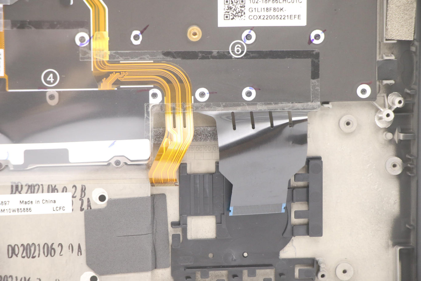 Lenovo Log Up Assy Kb Fra Eng Wl Db C - 5M10W85886