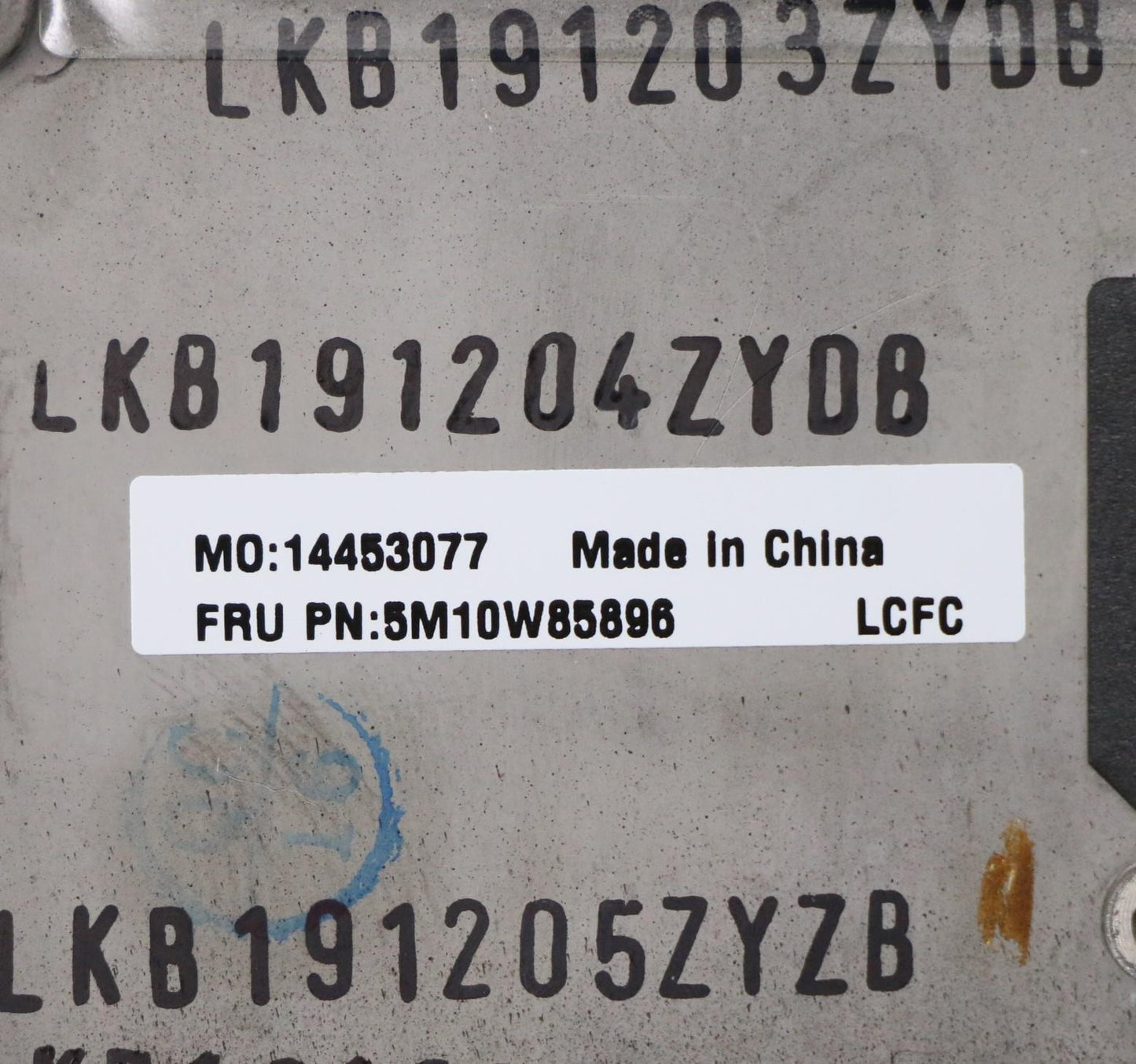 Lenovo Log Up Assy Kb La Spa Wl Db Ch - 5M10W85896