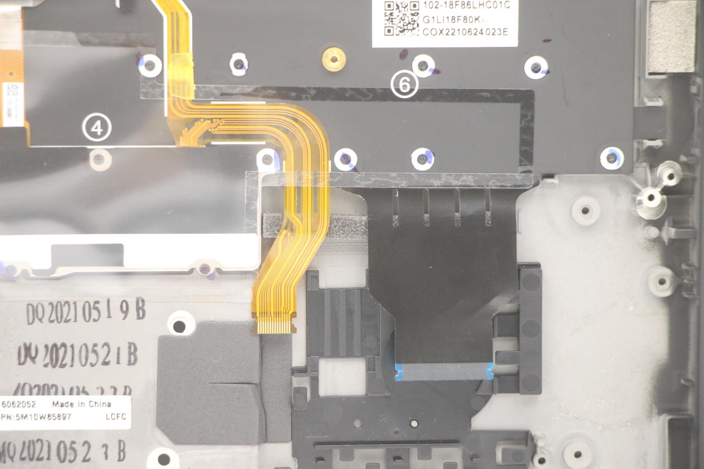 Lenovo Log Up Assy Kb Nor Wl Db Chy - 5M10W85897