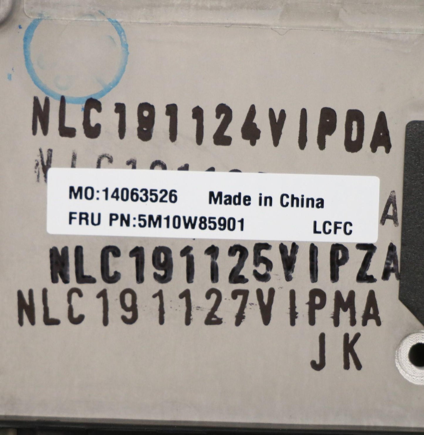 Lenovo Log Up Assy Kb Slv Wl Db Chy - 5M10W85901