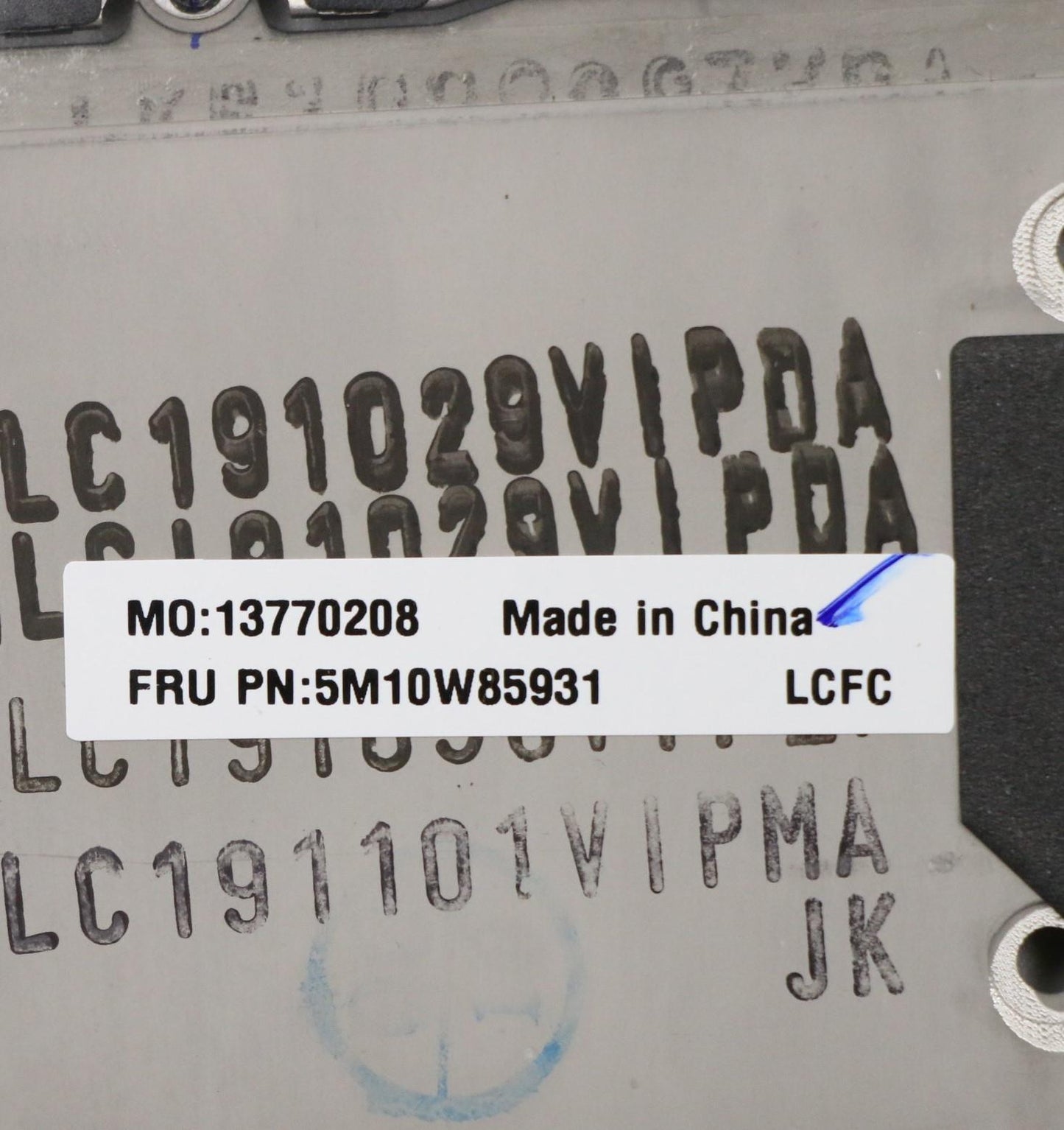 Lenovo Log Up Assy Kb Kor Ww Db Chy - 5M10W85931