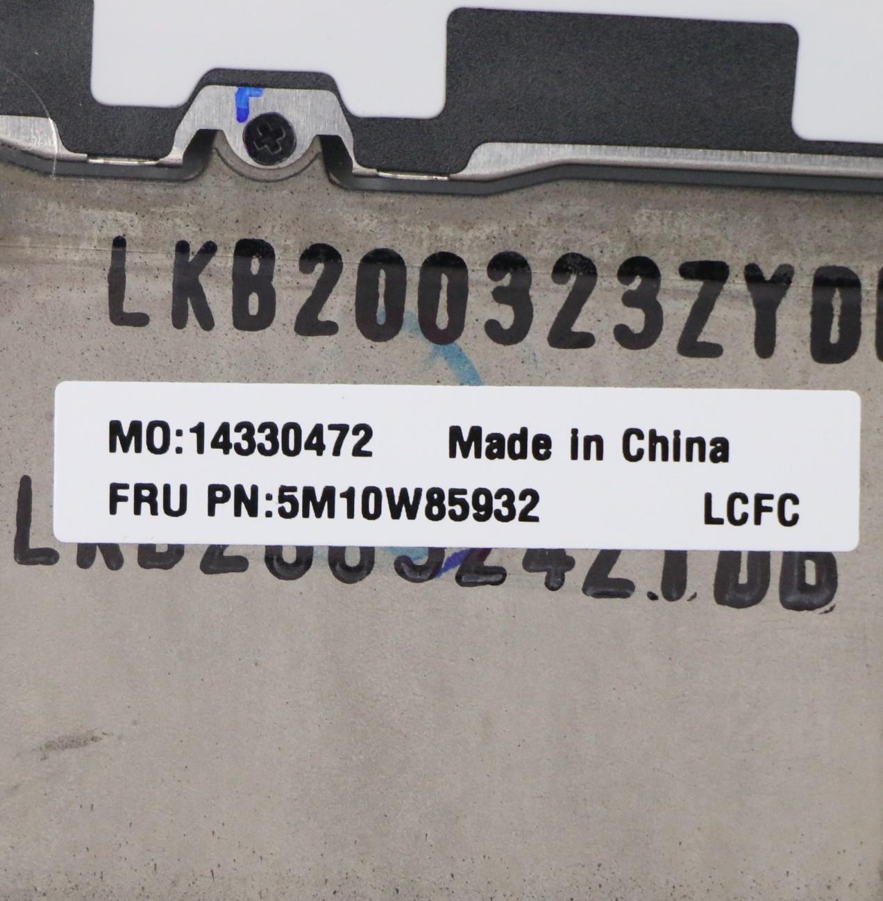 Lenovo Log Up Assy Kb La Spa Ww Db Ch - 5M10W85932