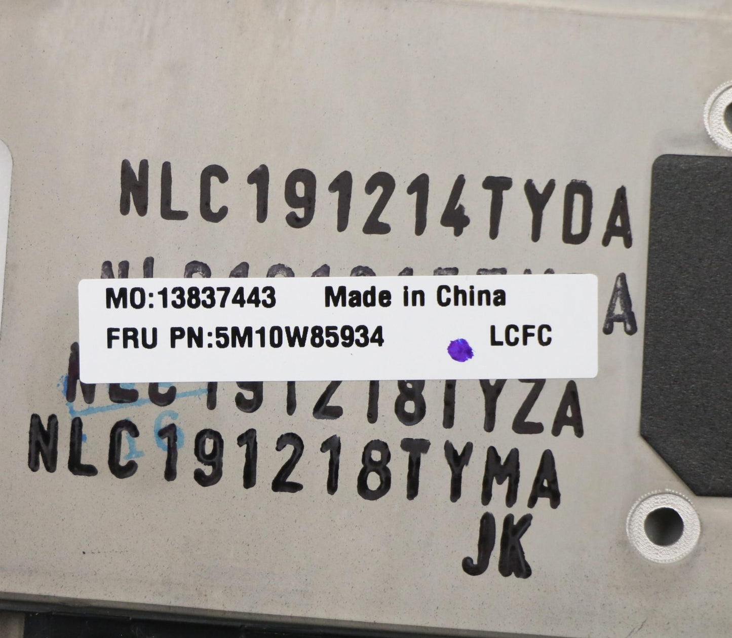 Lenovo Log Up Assy Kb Nordic Ww Db Ch - 5M10W85934