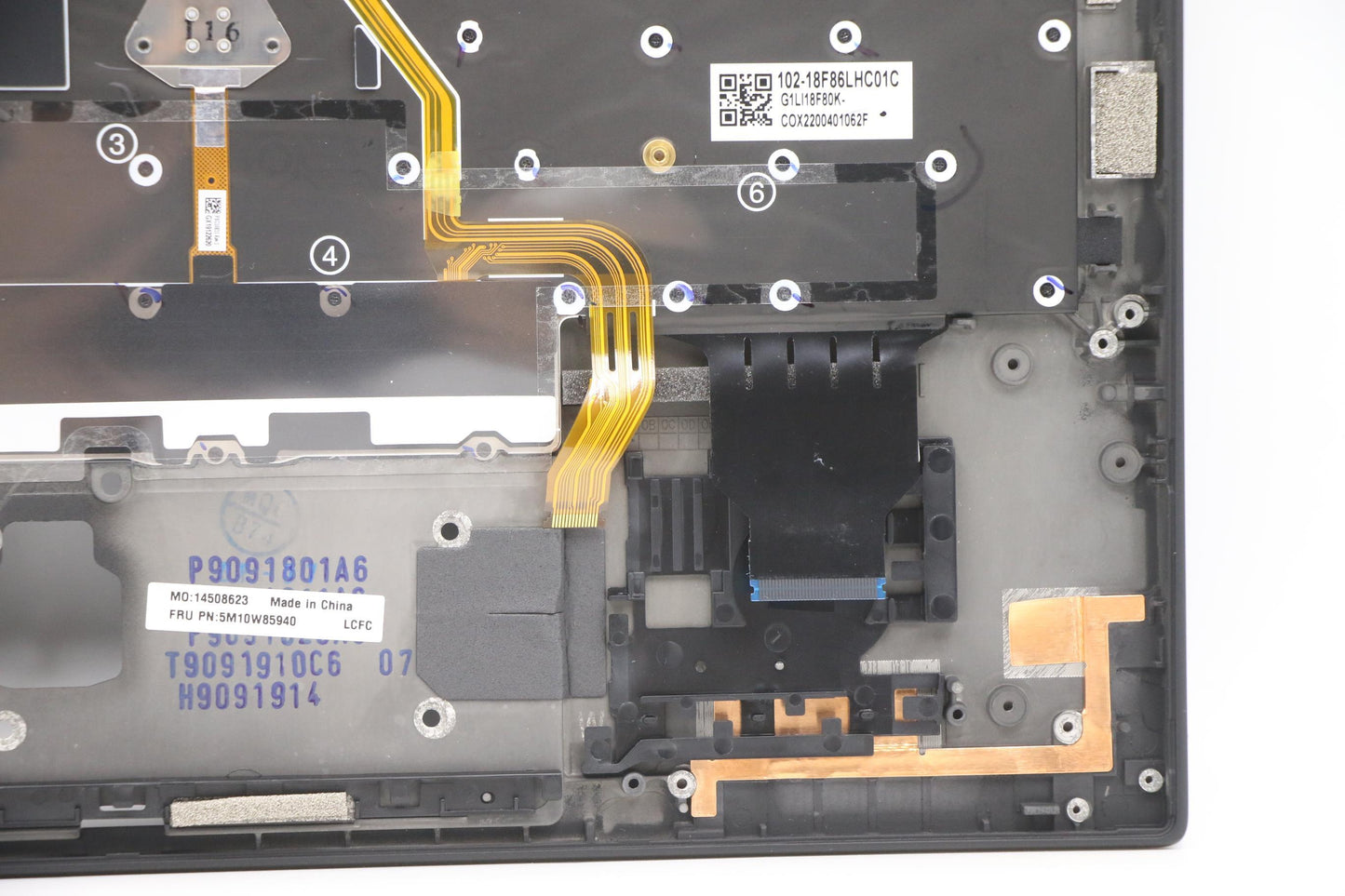 Lenovo Log Up Assy Kb Sws Ww Db Chy - 5M10W85940
