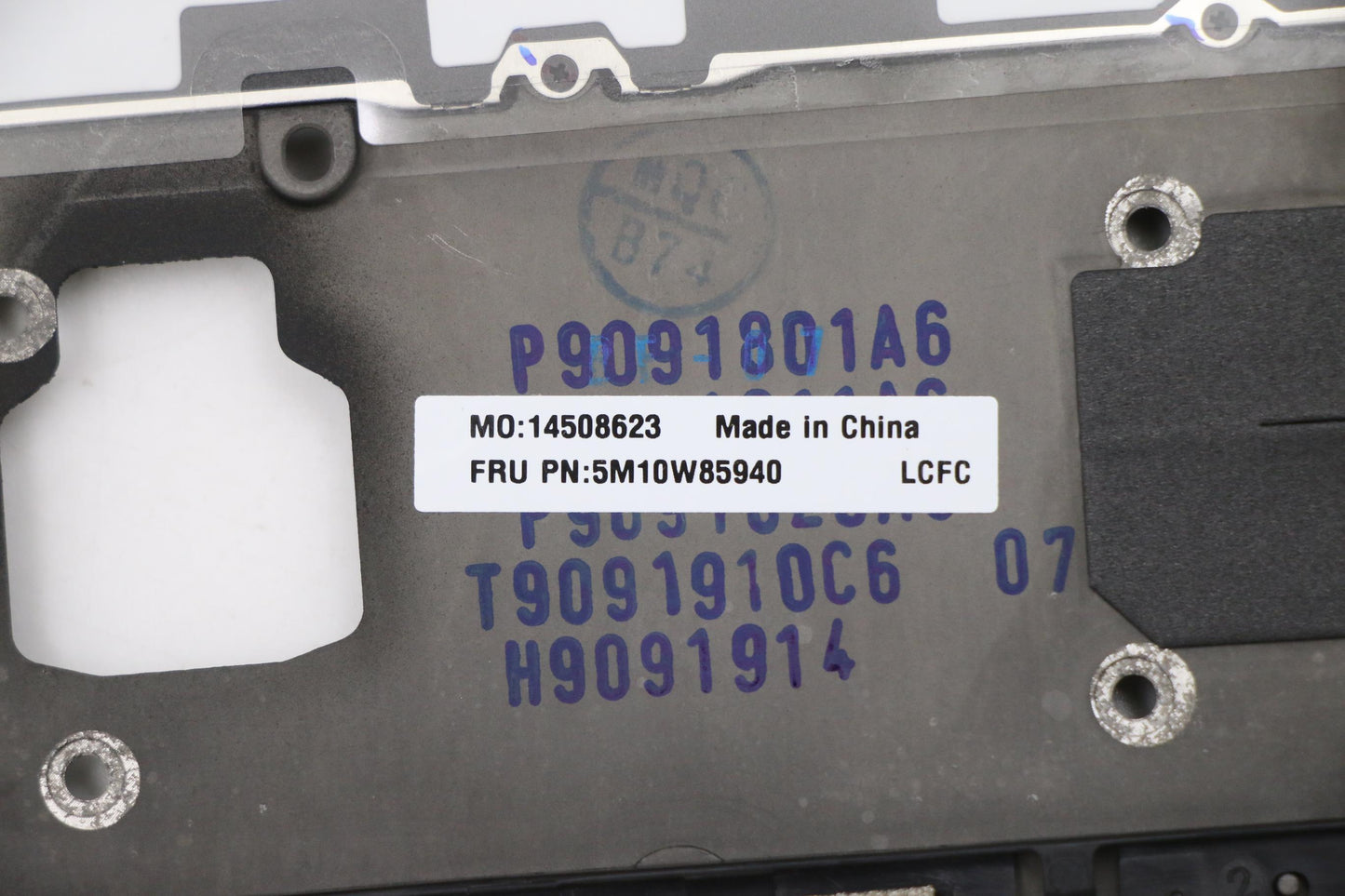Lenovo Log Up Assy Kb Sws Ww Db Chy - 5M10W85940
