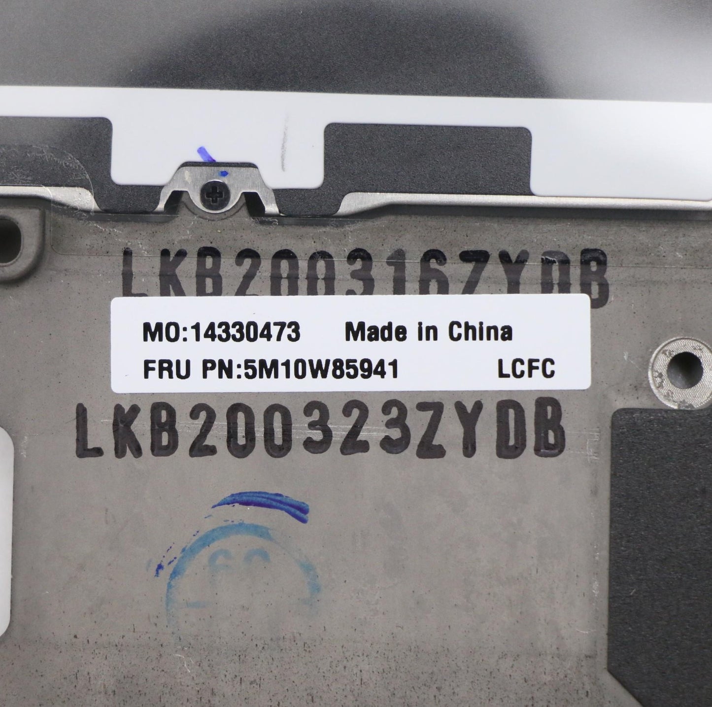 Lenovo Log Up Assy Kb Tc Ww Db Chy - 5M10W85941