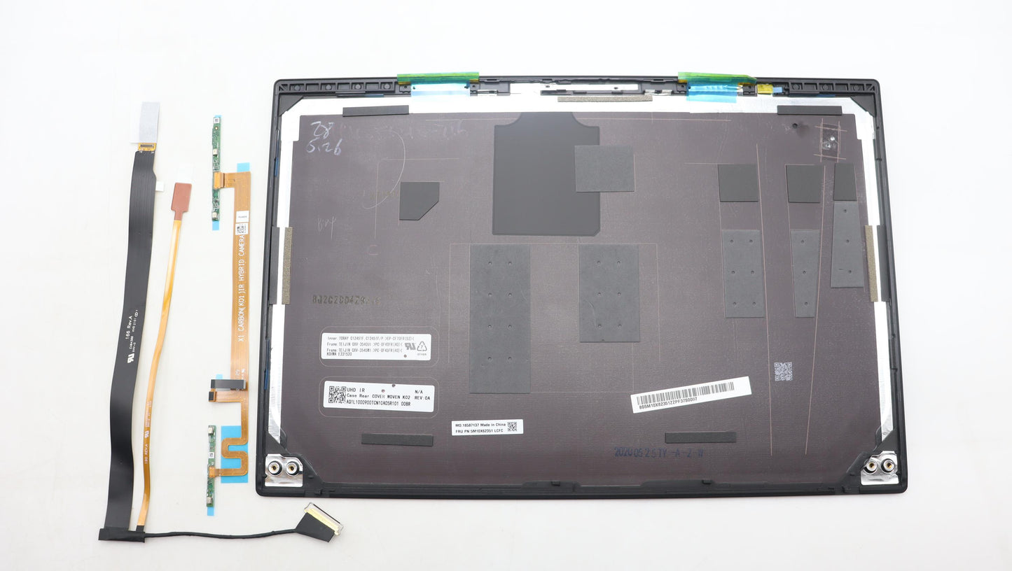 Lenovo Rear Cover, Woven, UHD, IR, X1 Assembly - 5M10X62351