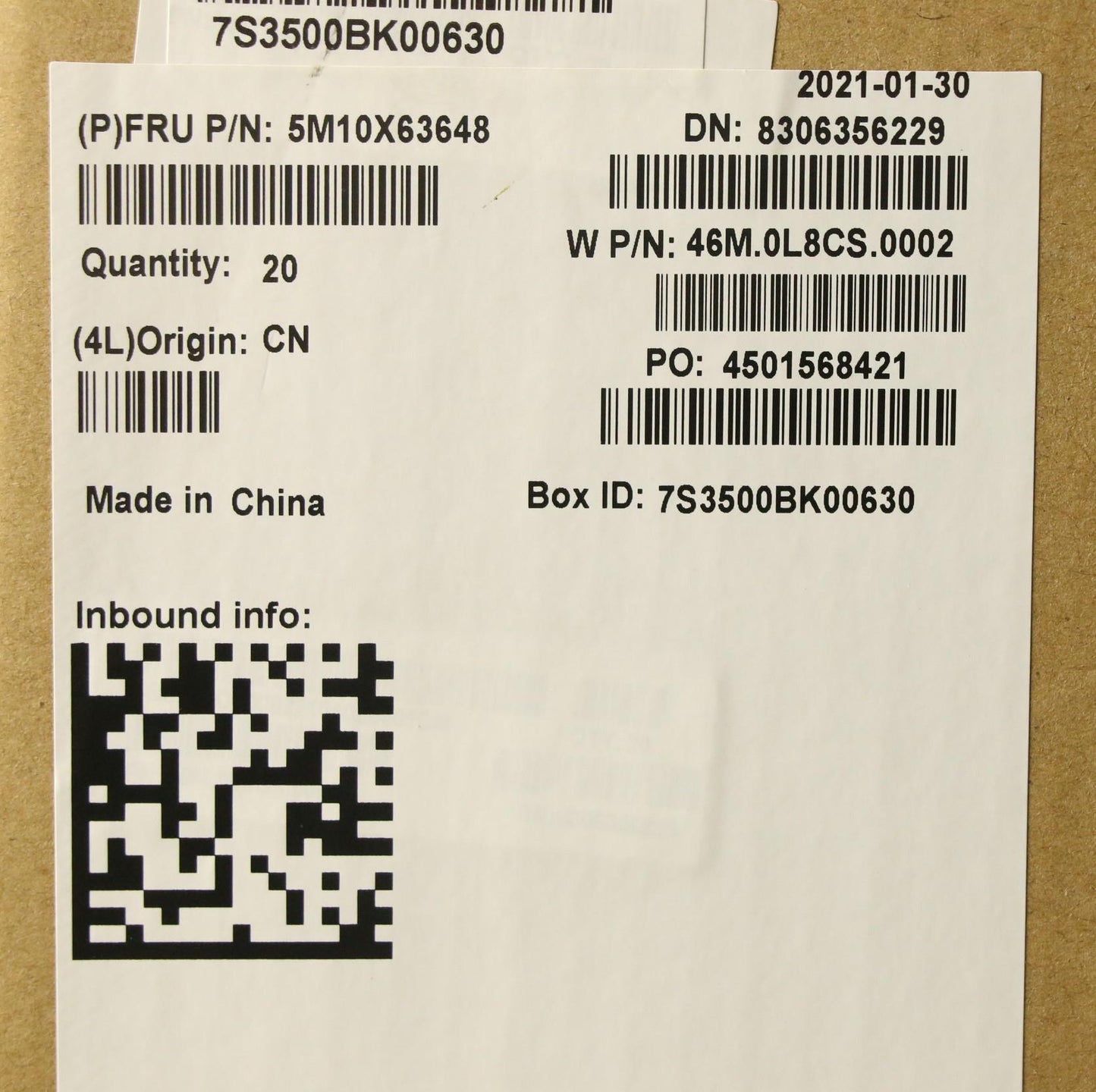 Lenovo Replacement Part - 5M10X63648