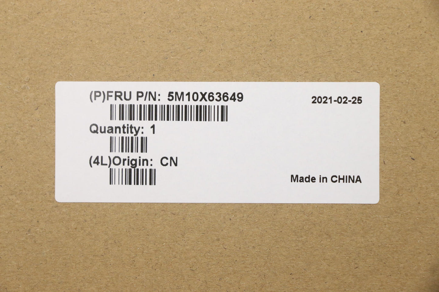 Lenovo Mech_Asm 2K_Csot_Ir&Hd_Hpd_Bla - 5M10X63649