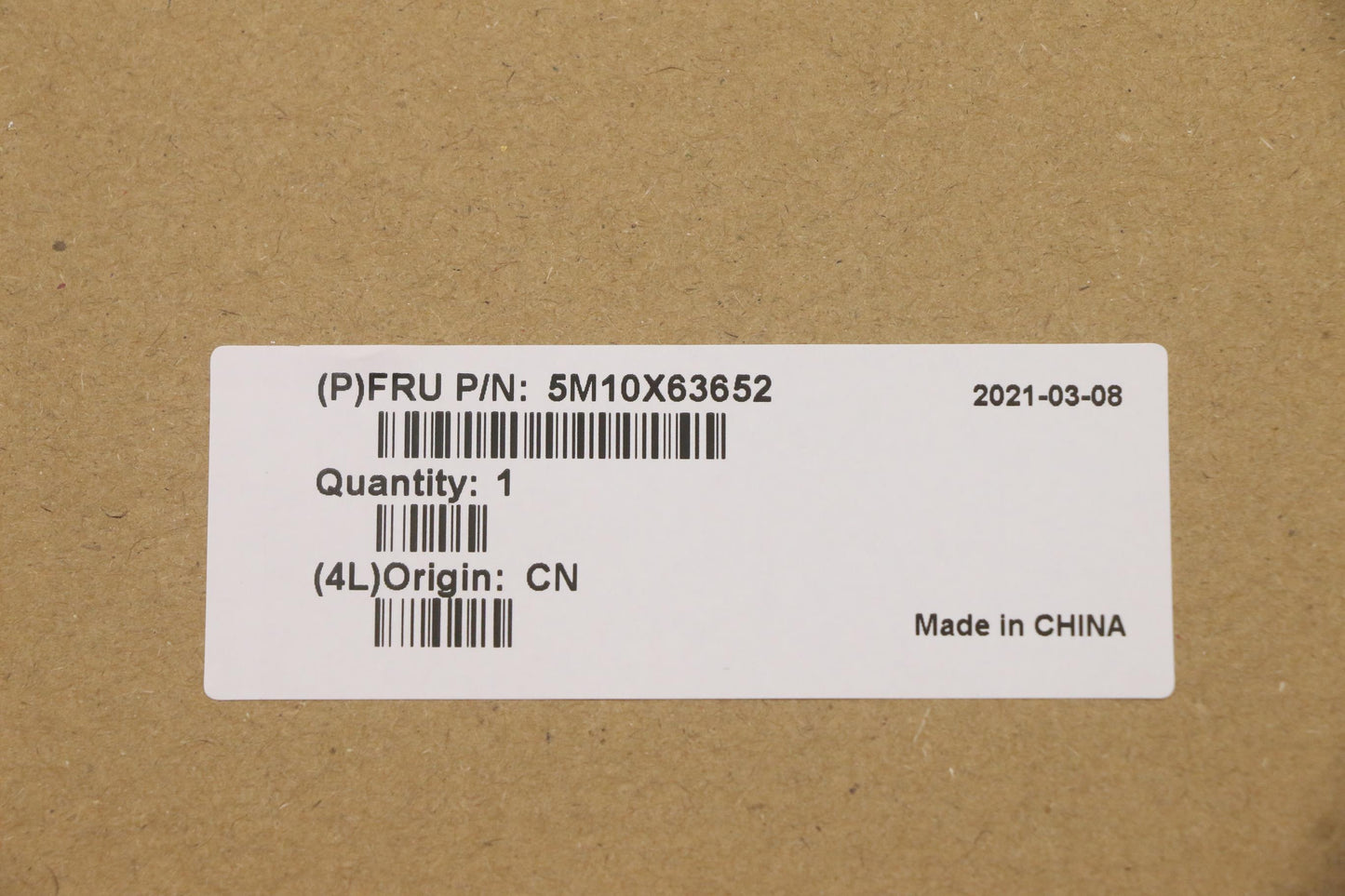 Lenovo Mech_Asm 2K_Inx_Ir&Hd_Black - 5M10X63652