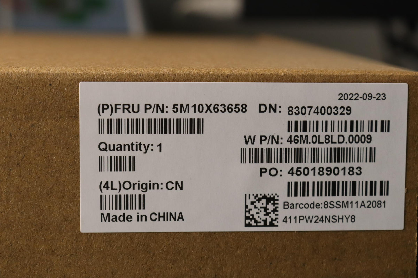 Lenovo Mech_Asm 2K,Csot,Ir Andhd,Hpd, - 5M10X63658