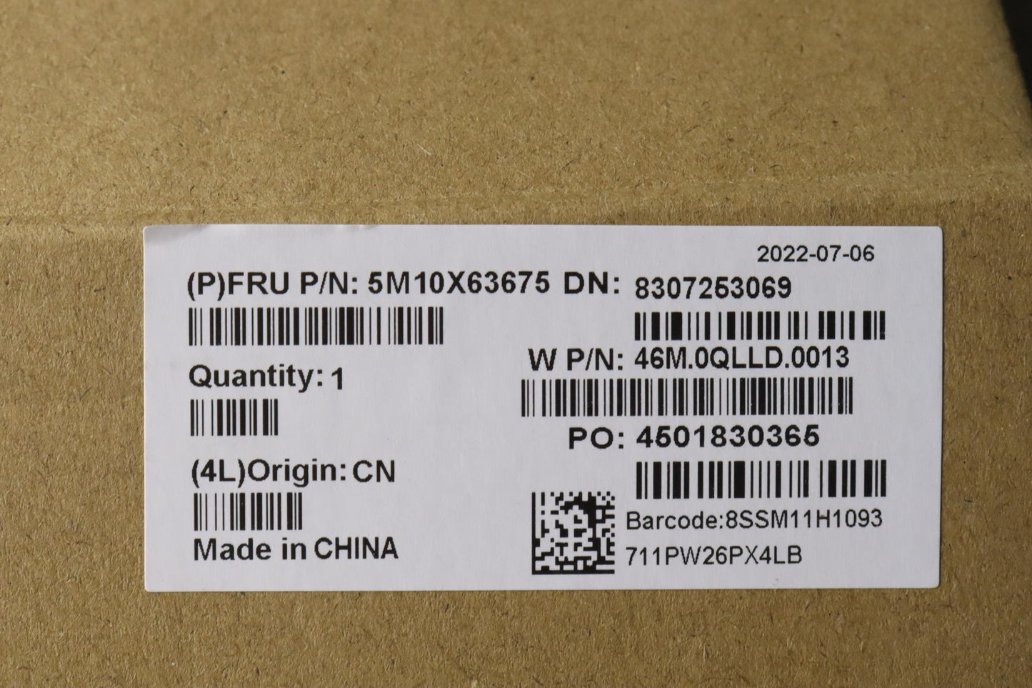 Lenovo LCD Module, 13.3", WUXGA, Touch, IPS - 5M10X63675