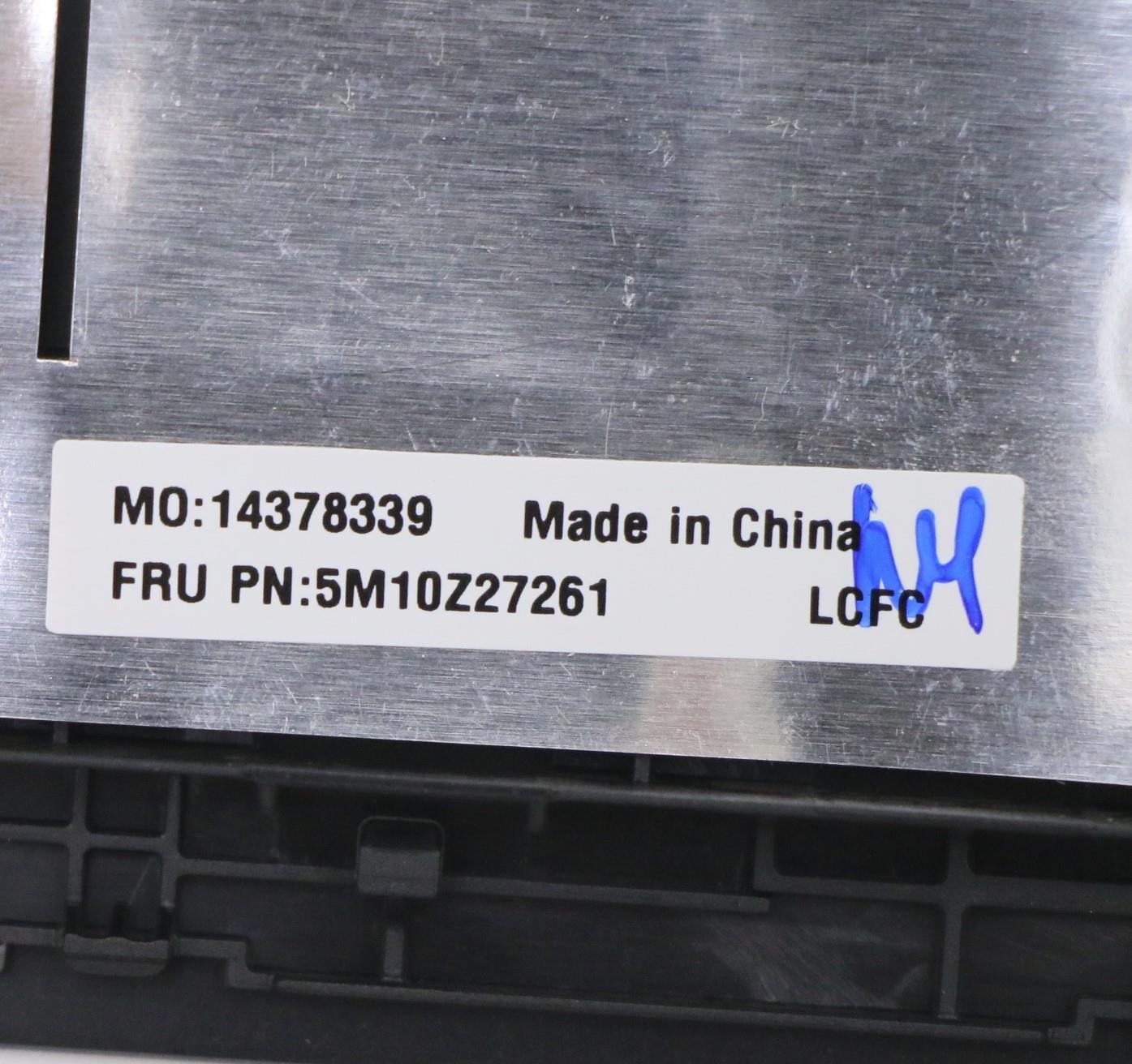 Lenovo C-Cover with Keyboard, USA English Layout, Black, Non-Backlit, Non-Fingerprint - 5M10Z27261