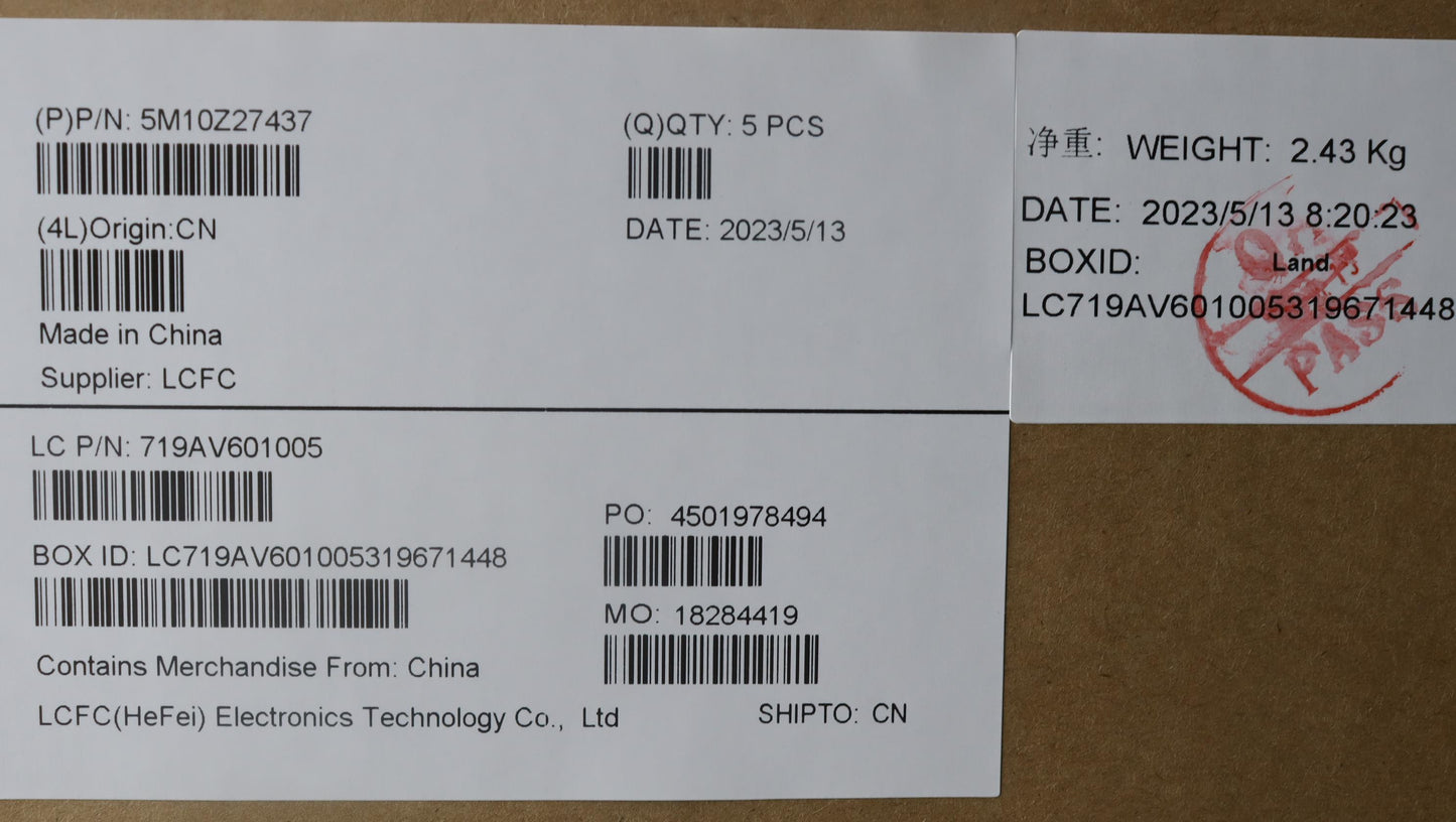 Lenovo Mech_Asm Grp_Kbd_Bzl_Be_Wlan_D - 5M10Z27437