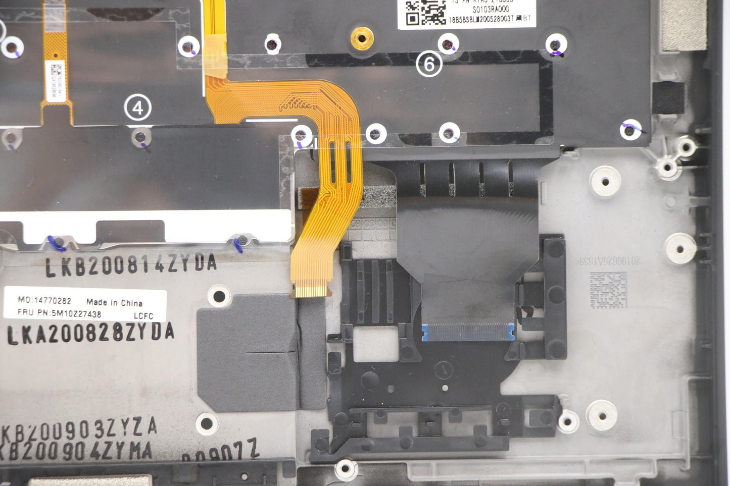 Lenovo Mech_Asm Grp_Kbd_Bzl_Be_Wlan_D - 5M10Z27438