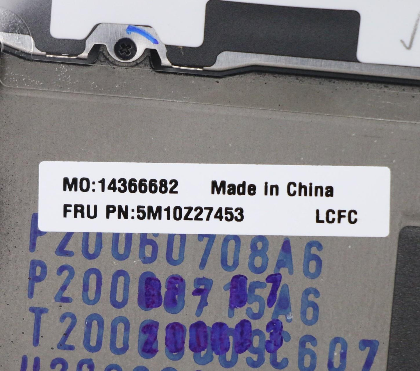 Lenovo Mech_Asm Grp_Kbd_Bzl_Us Eng_Wl - 5M10Z27453