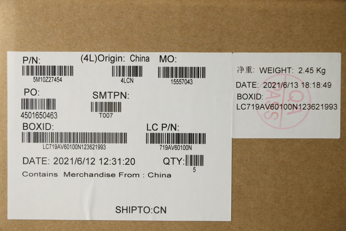 Lenovo Mech_Asm Grp_Kbd_Bzl_Us Eng_Wl - 5M10Z27454