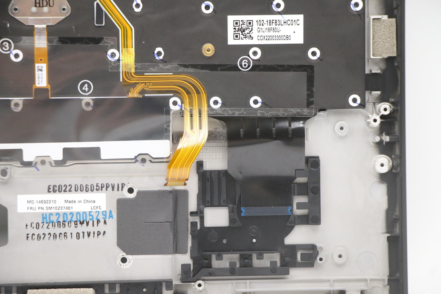Lenovo Mech_Asm Grp_Kbd_Bzl_Gk Us/Gr_ - 5M10Z27461