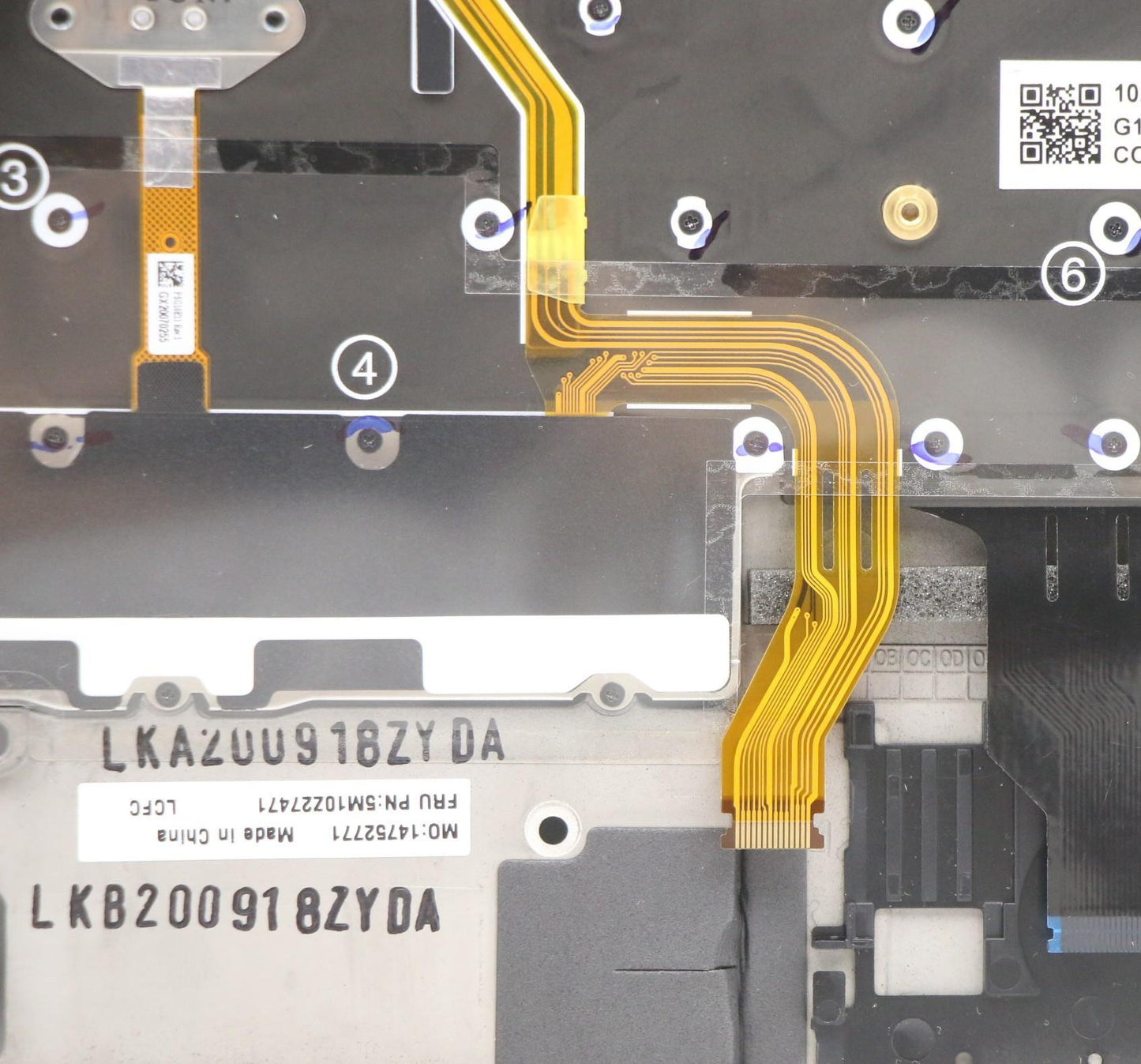 Lenovo Mech_Asm Grp_Kbd_Bzl_Italian_W - 5M10Z27471