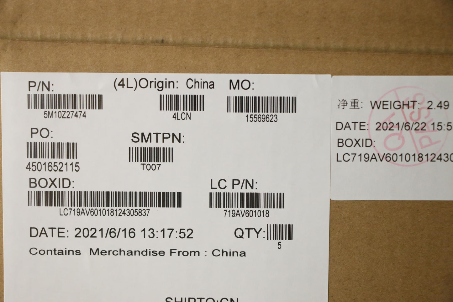 Lenovo Mech_Asm Grp_Kbd_Bzl_Jp_Wlan_D - 5M10Z27474