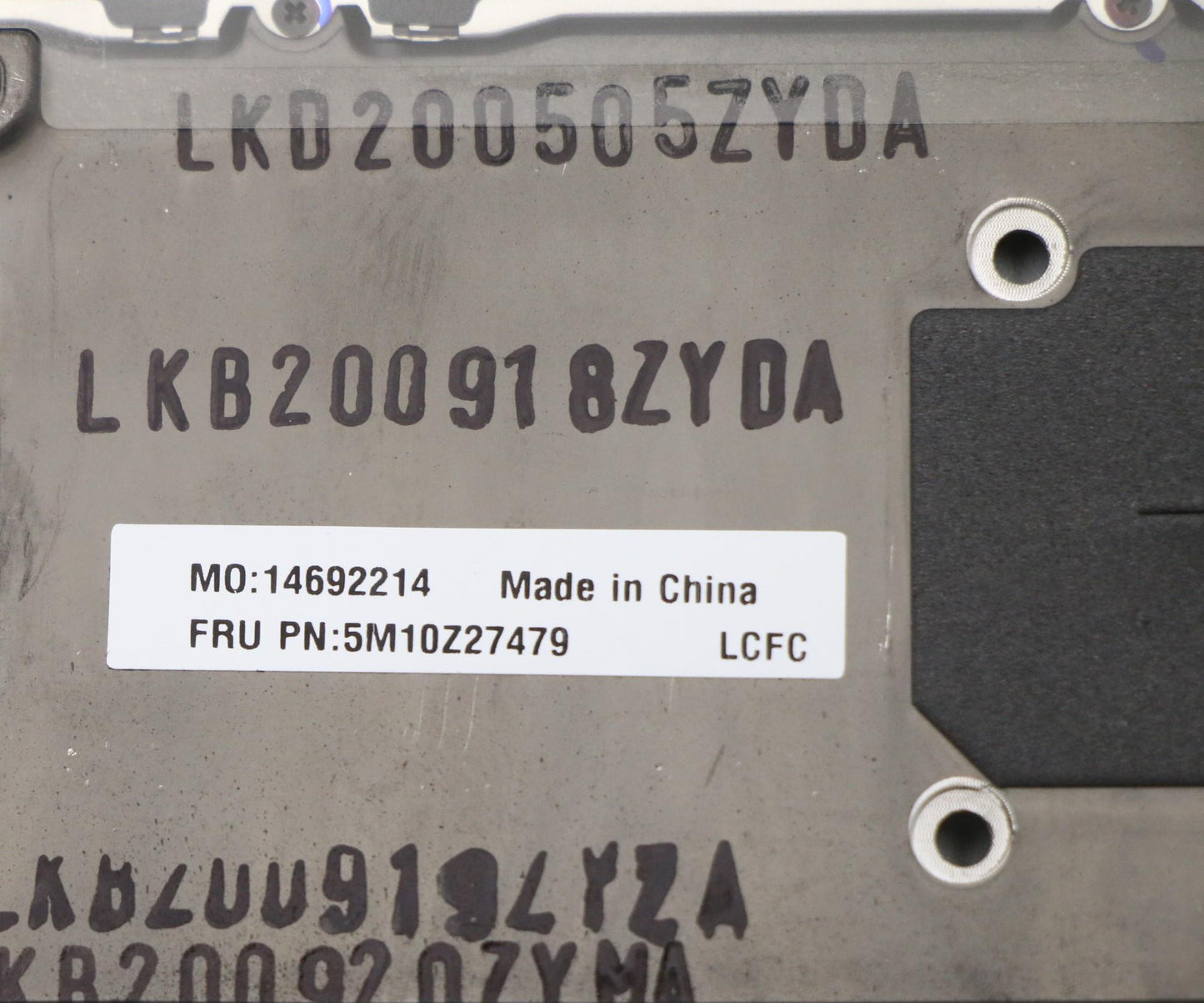 Lenovo Mech_Asm Grp_Kbd_Bzl_Norwegian - 5M10Z27479